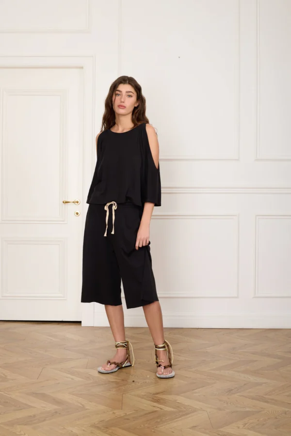 ⁦DIEGO PANTS EASY BLACK⁩ – תמונה ⁦6⁩