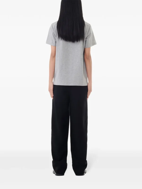 ⁦GANNI logo-print cotton T-shirt⁩ – תמונה ⁦6⁩
