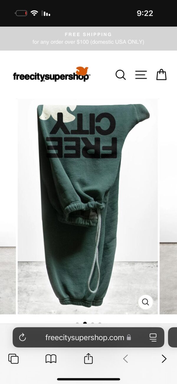 FREE CITY – SUPERFLUFF LUX OG SWEATPANTS – BUSH