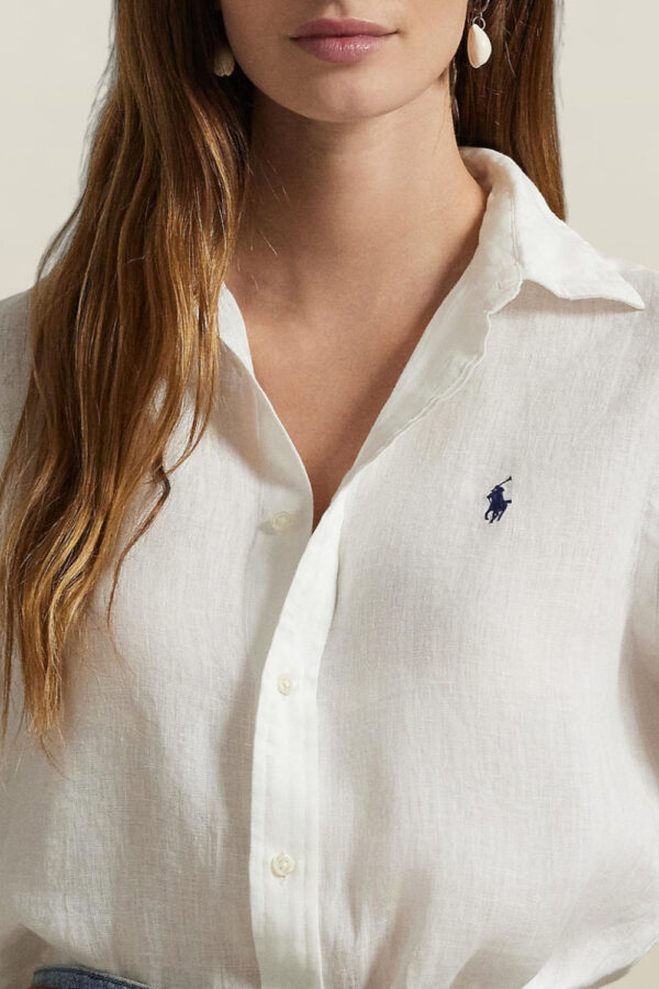 ⁦חולצת כפתורים מפשתן POLO RALPH LAUREN⁩ – תמונה ⁦3⁩