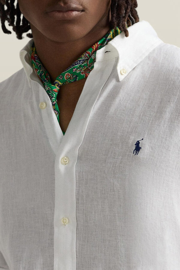 ⁦חולצת כפתורים מפשתן POLO RALPH LAUREN⁩ – תמונה ⁦4⁩