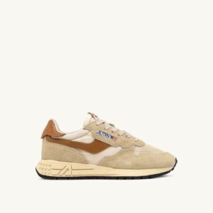 נעלי סניקרס בז' וחום | Autry Sneakers beige & brown