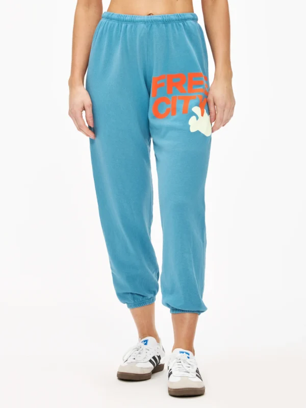 ⁦FREECITY LARGE SWEATPANT BLUESHROOM⁩ – תמונה ⁦2⁩