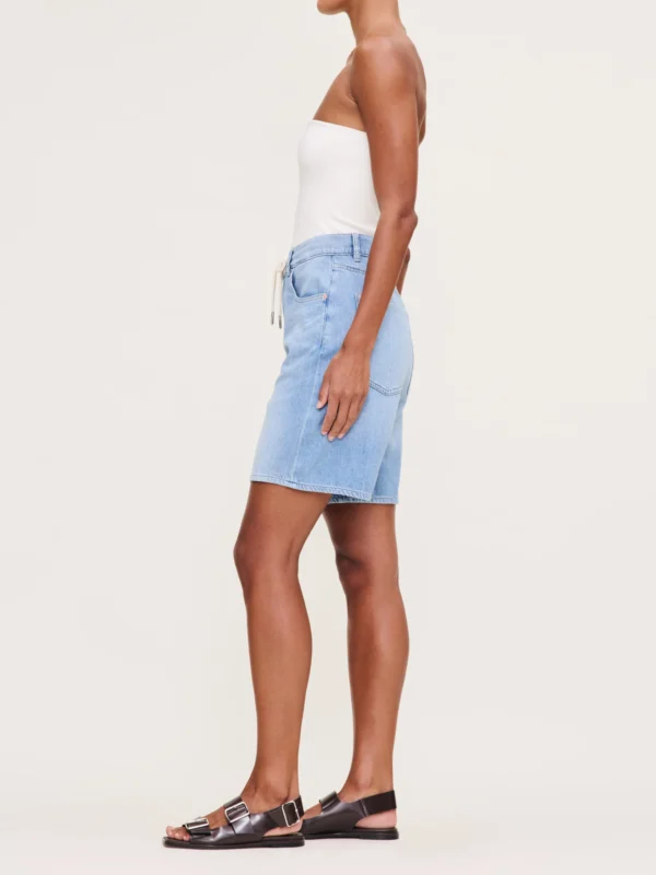 ⁦DL1961 – TAYLOR DRAWSTRING SHORT HIGH RISE – BEACHWAVE⁩ – תמונה ⁦4⁩