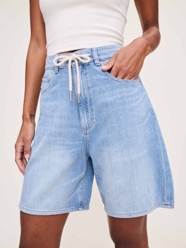 DL1961 – TAYLOR DRAWSTRING SHORT HIGH RISE – BEACHWAVE