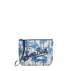MC2 Saint Barth POCHETTE ALINE IN SCUBA CON STAMPA TOILE DE JOUY
