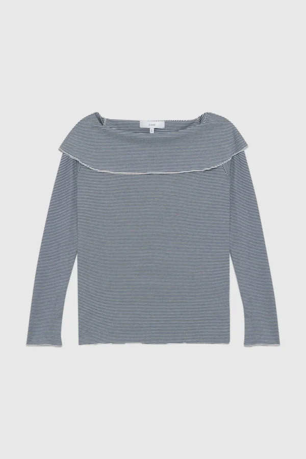 ANINA TOP BLUE STRIPES