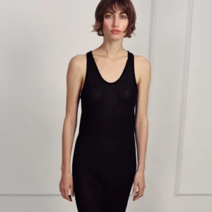 ANTONA KNIT DRESS BLACK
