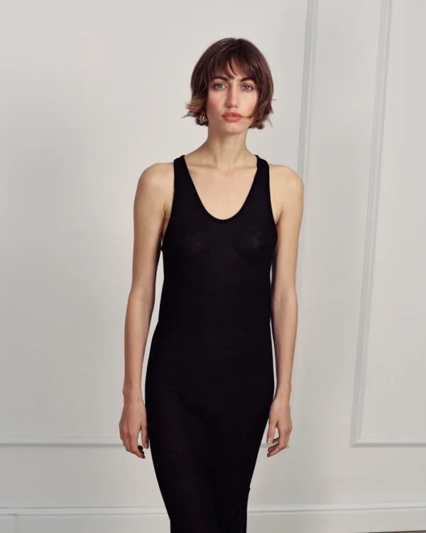 ANTONA KNIT DRESS BLACK
