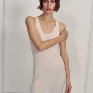 ANTONA KNIT DRESS WHITE
