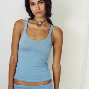 SOFIA TANK TIE DYE BLUE WITH