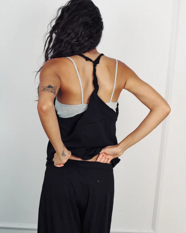 ⁦ELENORE EASY BLACK TANK⁩ – תמונה ⁦5⁩