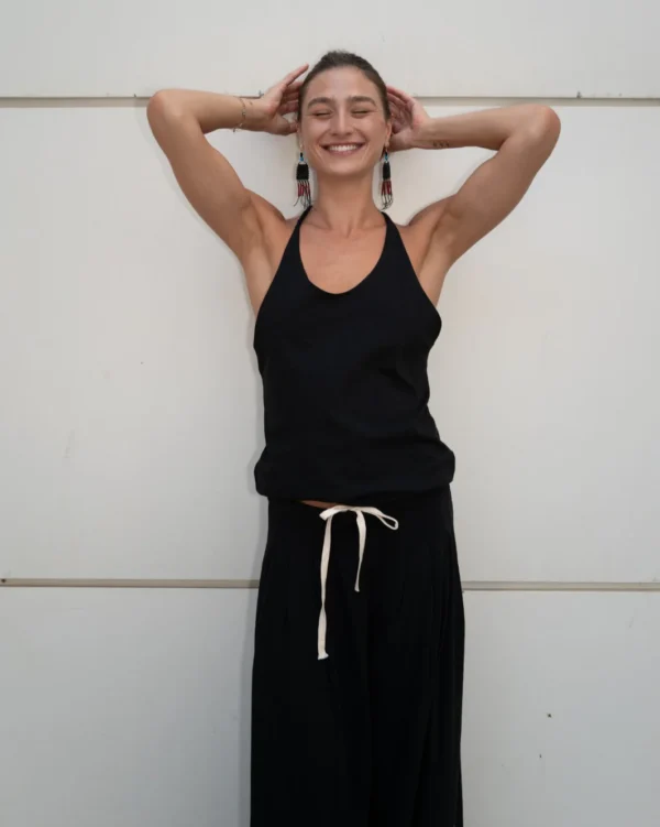 ⁦ELENORE EASY BLACK TANK⁩ – תמונה ⁦3⁩