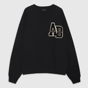 ANINE BING Miles Oversized Sweatshirt Letterman