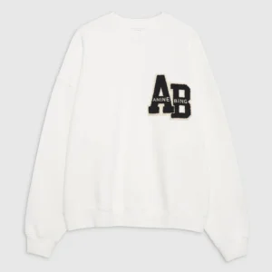 ANINE BING Miles Oversized Sweatshirt Letterman