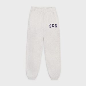 Sporty & Rich S&R Ivy Sweatpant - Heather Gray/Navy