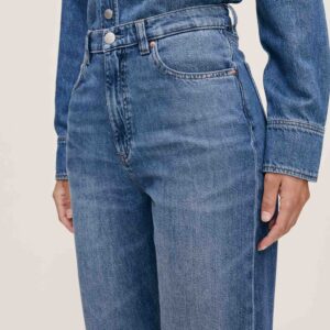 DL1961  Karmine Refined Wide Leg High Rise 31" Jeans